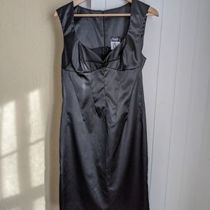 Sexy black cocktail dress